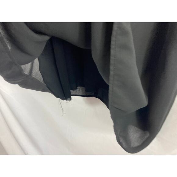 Dr2 Crochet Top Chiffon Dress Black Size Small - Picture 5 of 8